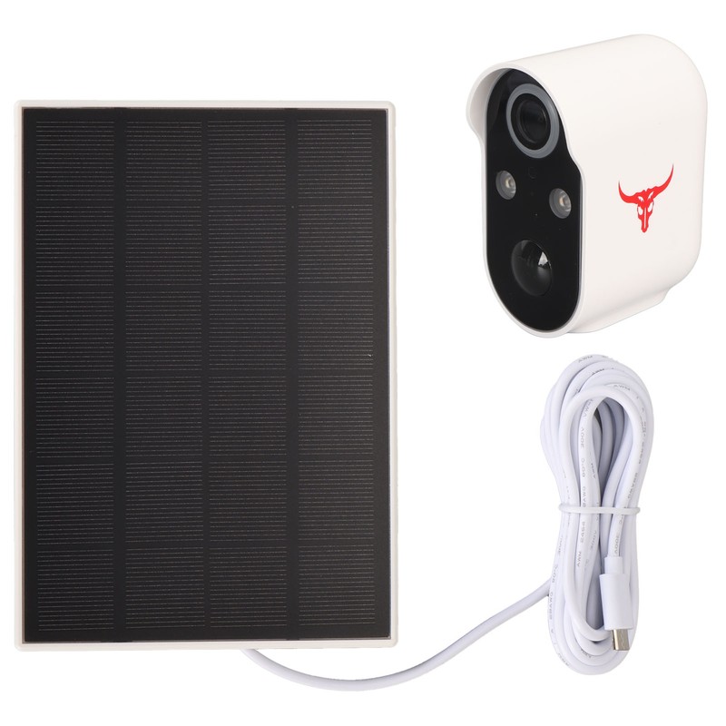 Outdoor Security Camera WiFi Battery Powered Solar Charging HD Night