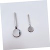 Healeved 2pcs Zinc Alloy Mini Skincare Spoon for Clean Application