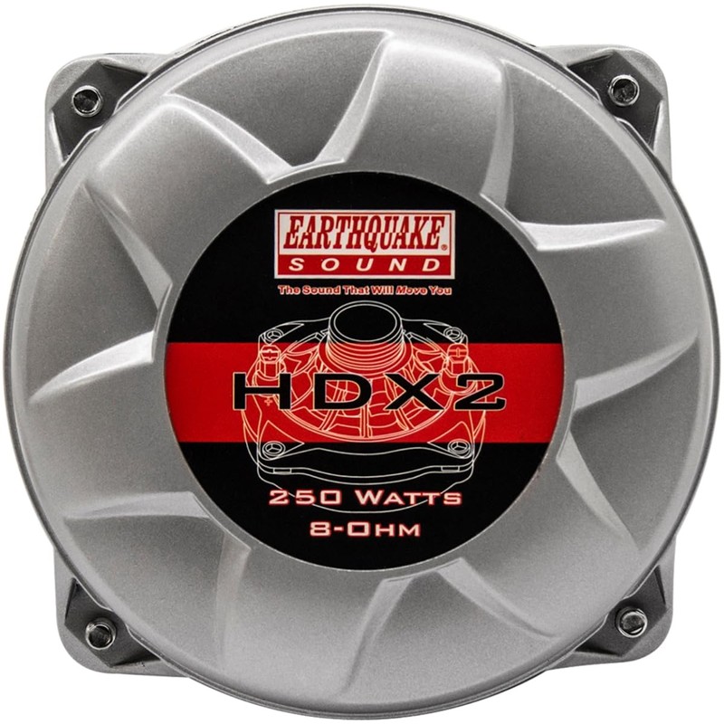 Earthquake Sound PR-HDX2 Compression Horn Tweeter Driver - Phenolic Diaphragm,