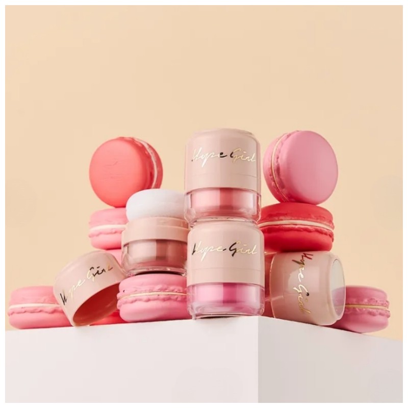 HOPEGIRL 3D Powder Blusher 5g, Shade:02 Coral Stone