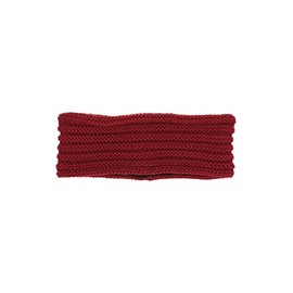 Sterntaler Baby Boys Headband Baby Knitted Rib Pattern Winter Headband - Baby Headband - Lined with Cotton Fleece - Dark Red 49, darkred