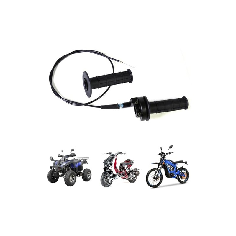 Motorcycle Handlebar Grips, 7/8 Inch 22 mm Motorcycle Throttle Grip,