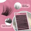 Mayhug Dramatic Eyelash Extensions, 3D Fluffy Eyelash Extensions, 144 Pieces,