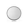 Baluue 15x Magnifying Mirror, 3.5" Compact Cosmetic Mirror with Suction