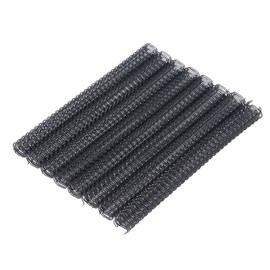 Double Loop Wire Binding Spines 9/16 Inch, 34 Loop 3:1 Pitch, 120 Sheet Capacity, A4 Spiral Binding Coil for Student Coworker with Nylon Coating, Metal Inner Wire (Black)