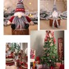Acronde - Colgante de gnomo de Navidad (4 unidades), diseño
