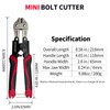 QUAXLENT 8 Inch Mini Bolt Cutter CR-V Blade Heavy Duty