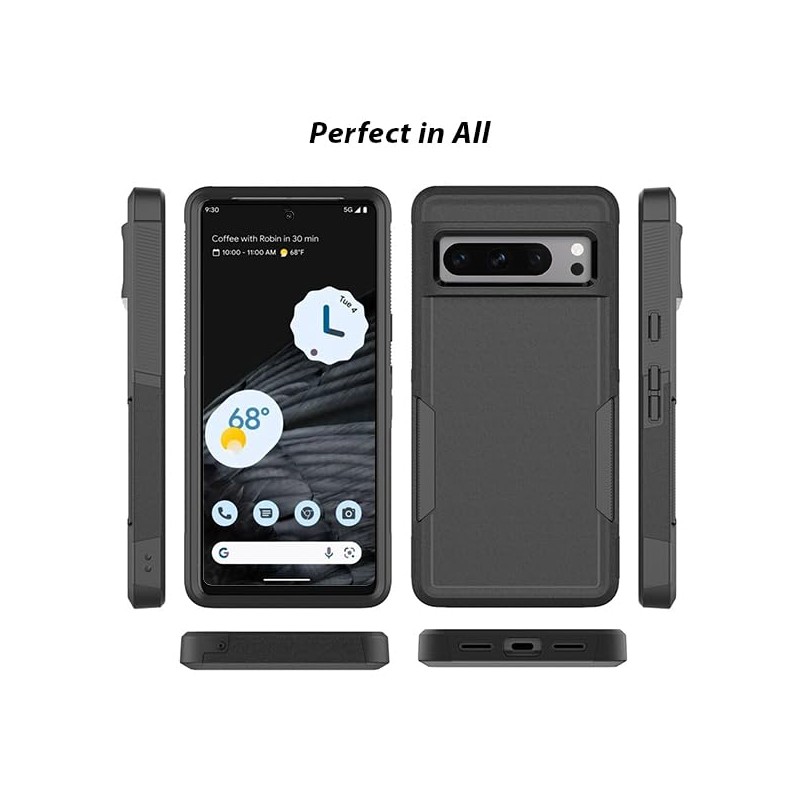 ZUSLAB Rugged Case for Pixel 8 Pro Defender Protective Heavy