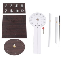 Frameless Wall Clock Deer Head 3D Effect Self Adhesive DIY Clock with Silent Movement for Living Room Bedroom Office