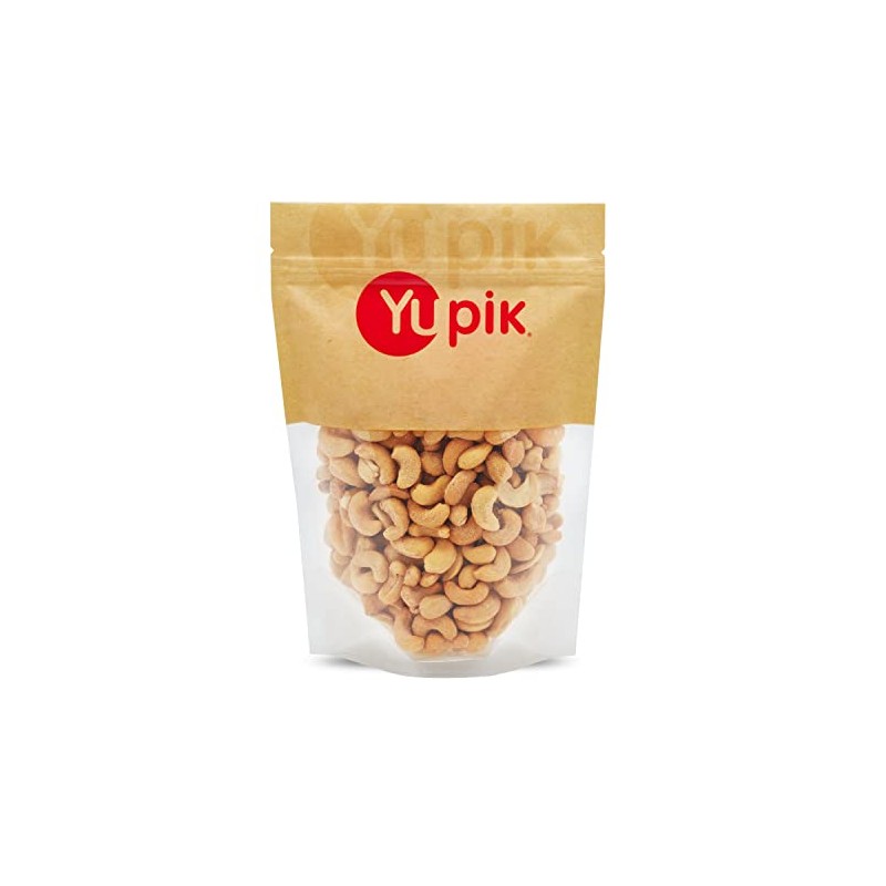 Yupik Smoked Cashews, 1 lb (16 oz), Kosher, Crunchy Seasoned