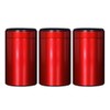 HEALLILY 3PCS Tea Canisters Tin Portable Tea Caddy Coffee Storage