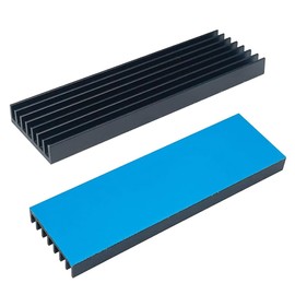 Heatsink Aluminum Heat Runaway Protection 2.8 x 0.9 x 0.2 inches (70 mm x 22 mm x 6 mm) Cooling Radiator Flaf 2pcs