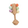 BEACENOV Montessori Wooden Rattle Toy Set for Infant Boys Girls