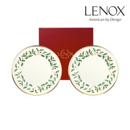 Lennox Holiday Medium Plate (SALAD) 2P (IND) / 레녹스 홀리데이 중접시(SALAD) 2P (IND)