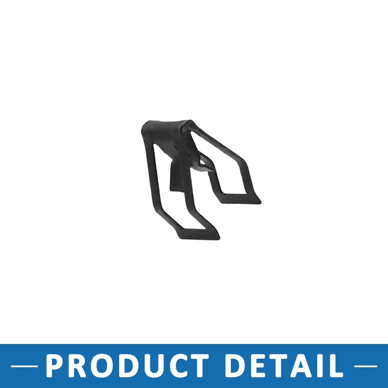 A ABSOPRO Console Dash Trim Clip 11.5x17mm Rivet Metal Black(Set