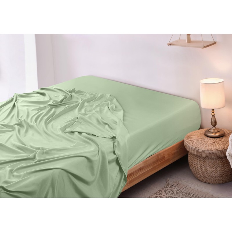 Utopia Bedding - Flat Sheet Double - Easy Care Soft