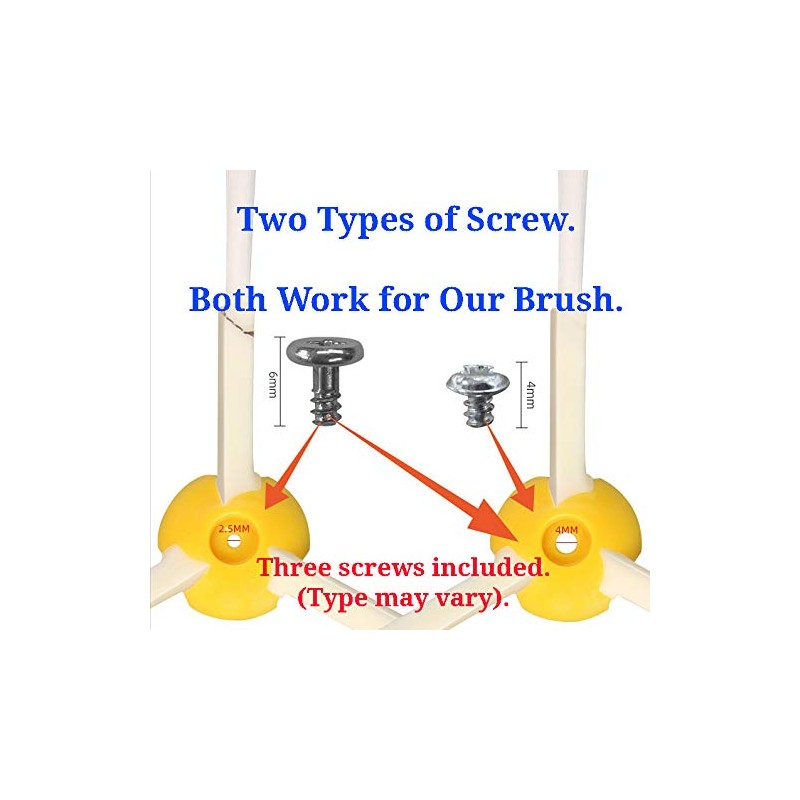 CYBERTECH 3-Pack Replacement iRobot Roomba 3 Armed Side Brushes Compatible