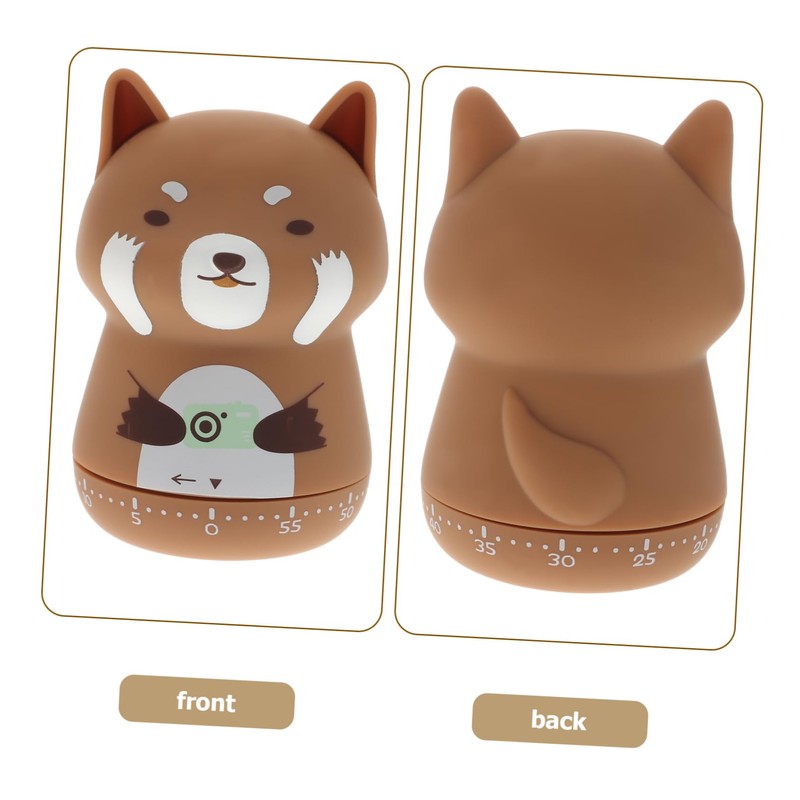 ABOOFAN Animal Shape Mechanical Timer Practical Countdown Timer for Cooking