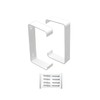 H&C VENT Pipe Bracket 55 x 110mm Clamps for Flat
