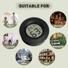 Riisoyu Temperature Humidity Meter Measuring Device, Digital Hygrometer, Mini Thermometer