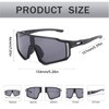Long Keeper Cycling Glasses Sports Sunglasses for Women Men Windproof