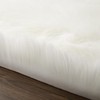 Cumay Faux lambskin sheepskin rug (23.6 x 35.4inch (W) x