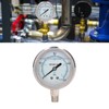 Vacuum Pressure Gauge Shockproof Radial Stainless Steel Case for Industrial