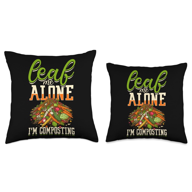 Permaculture Garden & Food Forest Gardening, Organic Farmer Throw Pillow