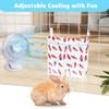 Jevnd No Condensation Rabbit Cooling Pouch with Ice Box for