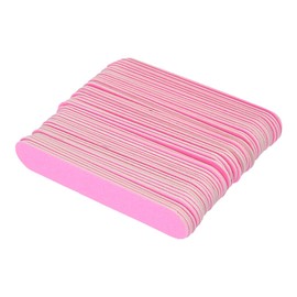 Nail Buffer, Buffer Nail File Nail Buffers 100pcs Nail File Double Sided Nail Buffer Nail Buffering Files Sanding Buffing Polishing Strip Manicure Tool (Pink)