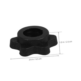 Mobestech 10pcs Dumbbell Collars Barbell Lock Clips for Weight Lifting Nut Design for Enhanced Stability Home Gym Workouts