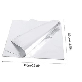 100pcs High Temperature Resistant Aluminum Foil BBQ Paper