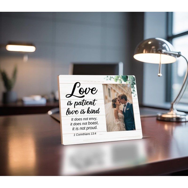 Christian Wedding Picture Frame for Newlyweds