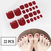 6 Pieces of Summer toenail Stickers French Diamond toenails Gradient
