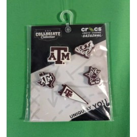 Crocs New Original Jibbitz Crocs Charm: Uniquely You Texas A&M University 5 pcs.