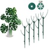 YOYOKIT 5 Pack Stackable Plant Support Stakes, 38inch Climbing Plant