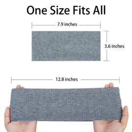 Women's Elastic Wide Headband Boho Soft Headband Sports Yoga Fashion Hair Accessories Pack of 6