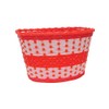 Oxford Kids' Junior Woven, Bike, Basket, Red, One Size