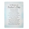 In Memory on Father's Day Waterproof Graveside Memorial Card 16cm