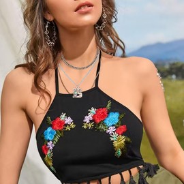 Western Style Navajo Pearl Turquoise Initial 3pcs Necklace for Women Faux Turquoise Initial A-Z Necklace Pendants Necklaces for Women Jewelry (B, Silver)