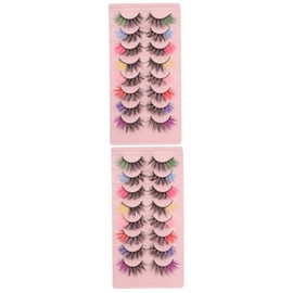 Baluue Sets Natural Look False Eyelashes Cosplay Lash Extensions for Women Comfortable and Easy to Apply Pairs