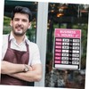 OHPHCALL Business Hours Sign Store Opening Hours Sign Stickers for