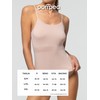 POMPEA 3 Pezzi Canotta Donna in Microfibra con Spalline Strette