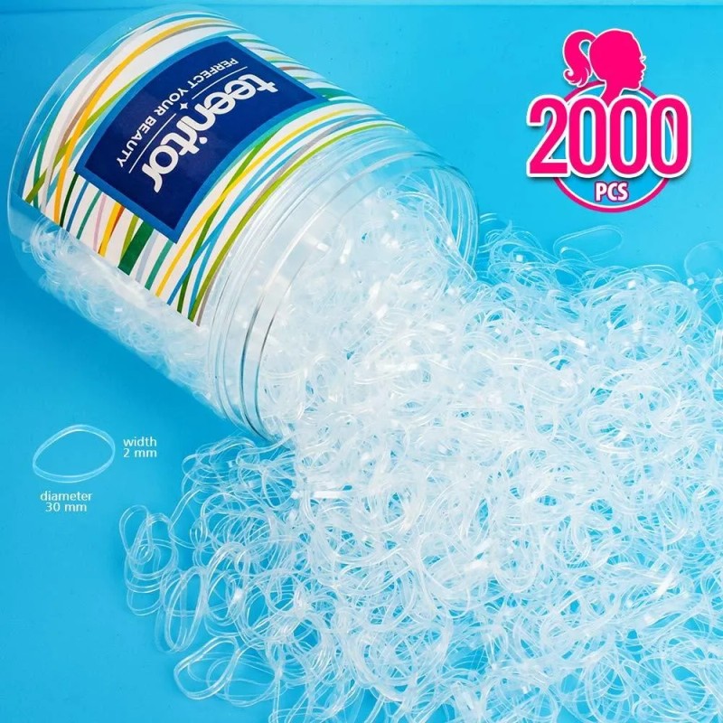 Bandas Clara Elásticos Del Pelo, Vendas De Goma De Pelo