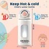 D.Drinkel 450ml /15ooz Kids Stainless Steel Insulated Water Bottle with