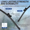 24"+19" Front Windshield Wiper Blades Compatible with VW Volkswagen Jetta