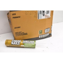 Liquid Nails Subfloor & Deck Adhesive Extreme Temp 22F/120F LN-902 (LOT OF 4)