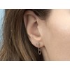 Chic Round With Short Chain Dangle Drop Earrings for Women