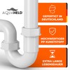 AquaHeld® Raumsparsiphon Waschbecken [Made in Germany] – Siphon 1 1/4"