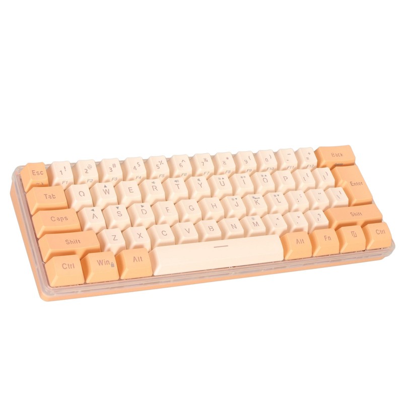 60% Wired Gaming Keyboard RGB Mini Keyboard Imitated Mechanical Technique